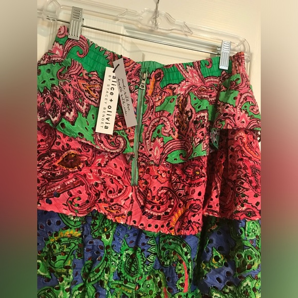 Alice and Olivia Jia Tiered Ruffle skirt - Picture 5 of 8